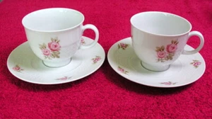 {2 SETS OF} Seltmann Annabell (Pink Rose 25703) CUP & SAUCER SETS Exc (2+ avail) - Picture 1 of 4