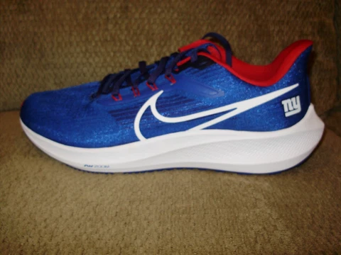 NFL New York NY Giants NIKE AIR ZOOM PEGASUS 39 Blue DR2055-400 Men's Shoes 11M Cover