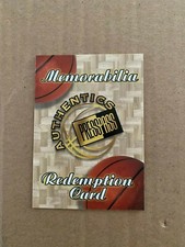 1999 Press Pass Authentics Expired Redemption Richard Hamilton Autographed Ball