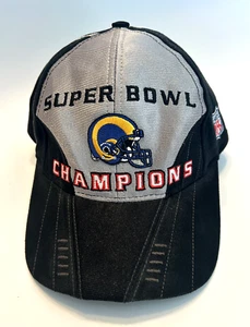 St Louis Rams 2000 NFL Super Bowl XXXIV Champions Puma Adjustable Cap Hat LA NFC - Picture 1 of 5