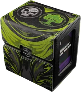 Ai Armor MTG Commander 100+ Carte Personalizzate Art Deck Box con Conservazione (Verde/Nero) - Foto 1 di 12