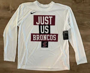 Mens Nike Legend Santa Clara Broncos Long Sleeve T Shirt XL New with Tags - Picture 1 of 10