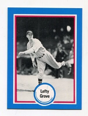 1976 Shakeys Hall of Fame Card Lefty Grove Philadelphia Athletics #52 - Image 1 of 2