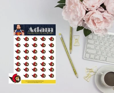 Ottawa Senators Planner Stickers - Image 1 of 2