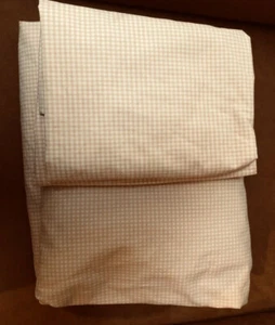 Ralph Lauren Pink Gingham Vintage Twin Sheet Set - Picture 1 of 5