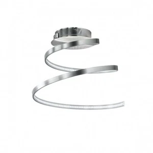 Wofi LED Deckenleuchte 19W/230V Metall Nickel Matt Spirale 1400lm 42x42x30cm - Bild 1 von 2