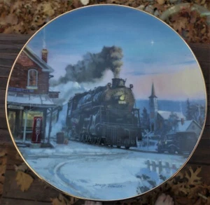 Hamilton Collection 8 1/4" Romance of the Rails Morning Star Plate Tutwiler 1994 - Picture 1 of 2