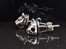 Panther Stud Earrings STERLING SILVER 925 Wild Cat Totem Animal