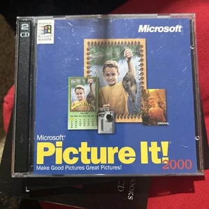 Microsoft Picture It! 2000 PC Software - Windows 98 (2 Disc Set) - Picture 1 of 3