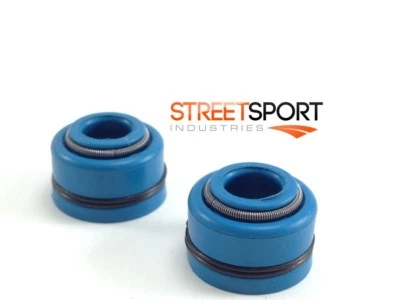 Fits Kawasaki KLT200 KLT 200 "1981 - 1984" FKM Valve Seals - Set of 2 - NEW!! - Image 1 of 4