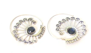 Handmade German Silver Fashion Jewellery Dangler Hook Earrings ER 21 - Picture 1 of 2