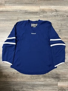 Vintage Reebok CCM Hockey Jersey #81 Mens Large Blue White - Picture 1 of 6