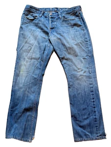 Earnest Sewn Herren 38 Fulton 263 Straight Leg Jeans 38x31 REPARIERT GR11 - Bild 1 von 8