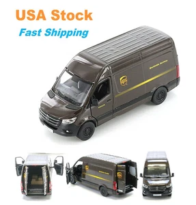 Mercedes-Benz Sprinter UPS Delivery Van, Kinsmart, Diecast Toy Car, 5'', 1:48 - Picture 1 of 12