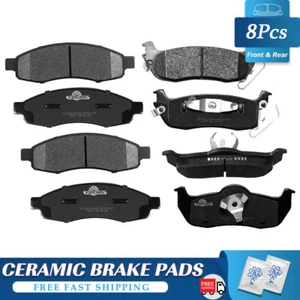 Front & Rear Ceramic Disc Brake Pads Set For Nissan Armada Titan, Infiniti QX56 - Bild 1 von 6