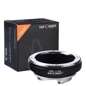 K&F Concept Lens Mount Adapter for Olympus OM Mount Lens to Leica M-P M240 M10 - Imagen 1 de 8