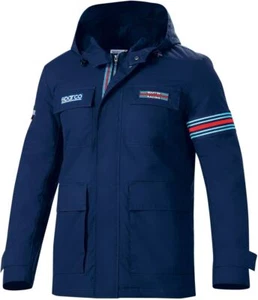 Chaqueta de campo Sparco Martini Racing azul marino chaqueta aislante talla: S-XXL - Imagen 1 de 3