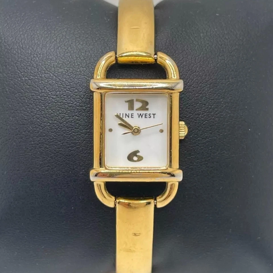 Relógio feminino Nine West 17 mm estojo quartzo pulseira de três mãos - Imagem 1 de 4