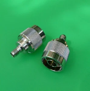 (2 PCS) SMA Female to N Male Connector - USA Seller - Picture 1 of 3