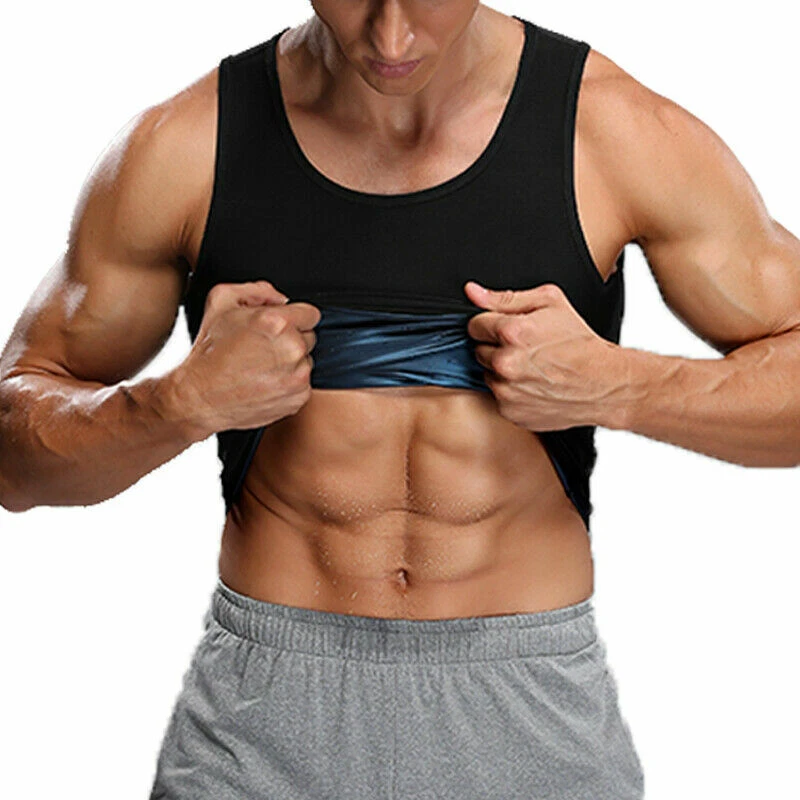 ON SALE!! Body Sweat Shaper Sauna Vest Slimming Gym Yoga Sports Thermal US - Image 1 of 1