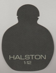 Halston Advertising Card - 1-12 Advertising Card