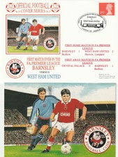 9 AUGUST 1997 BARNSLEY FIRST EVER MATCHES IN THE PREMIERSHIP DAWN FOOTBALL COVER