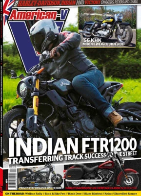 American-V Magazine Issue 97 Aug/Sept '19 UK Harley-Davidson Indian Motorcycles - Image 1 of 4