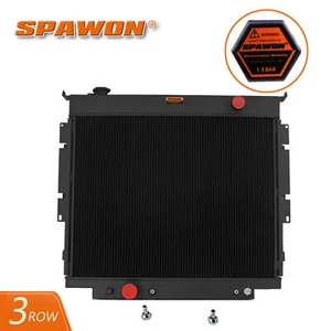 3 Row SPAWON Radiator For Ford F Super Duty F-150 F-250 F-350 F59 1983-1996 AT - Picture 1 of 7
