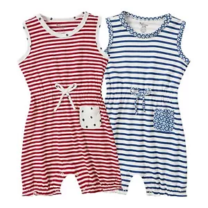 Baby Infant Boys Girl Sleeveless One-Piece Vest Rompers Tank Top Jumpsuit Tod... - Picture 1 of 8