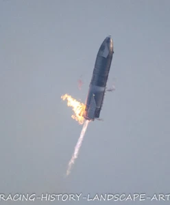 FOTO SPACEX 2021 24 de febrero 8x10 Starship SN10 lanzamiento Boca Chica prueba Texas 8 - Imagen 1 de 1