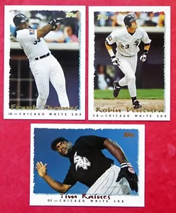 1995 Topps Chicago White Sox Team Set con scambiato (29 carte) - Foto 1 di 2