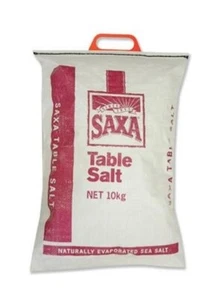 SAXA TABLE SALT 10KG BAG - AUSTRALIA'S OWN SINCE 1911 (FREE POST) - Picture 1 of 1
