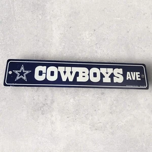 Dallas Cowboys NFL Football Street Sign Ave 4 x 24 - Picture 1 of 3