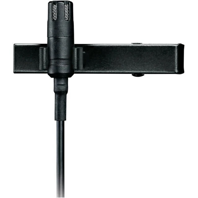 Shure MVL-3.5MM Clip-on Microphone - Black (MVL35MM)