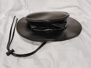 Plague Doctor Hut ~ Absolute Vibe ~ schwarz Fax Leder Steampunk, Cosplay, NEU - Bild 1 von 5