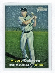 2006 Topps Heritage Chrome #78 Miguel Cabrera #/1957 Florida Marlins - Picture 1 of 1