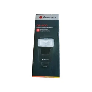 Powerextra DF-400 Camera Flash, Fits Canon, Nikon, Pentax, Olympus, Universal - Picture 1 of 4