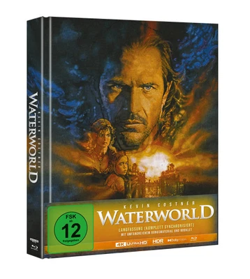 WATERWORLD *1995 / Kevin Costner / 2 Disc Mediabook* NEW / 4K UHD & RB Blu-ray - Image 1 of 3