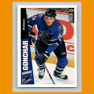 Tarjeta de hockey Sergei Gonchar #286 1996-97 Collectors Choice Washington Capitals - Imagen 1 de 3