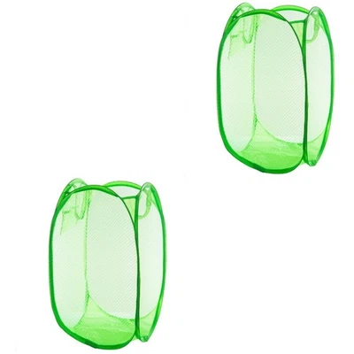  2 Pieces Korb Wäsche Wäschekorb Zusammenklappbar Wäschekörbe Faltbar - Bild 1 von 4