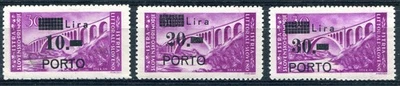 1946 Istria e Litorale Sloveno francobolli bilingue sovrastampati "Porto" MNH CA - Image 1 of 3