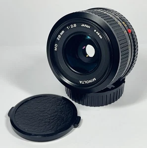 Minolta MD 28mm F2.8 Manual Focus Lens w/Caps, Nice Clean Condition - Picture 1 of 7