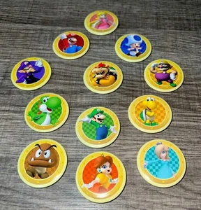 Nintendo Super Mario Brothers Pinback Button Characters Set Of 12- 2” - Picture 1 of 8