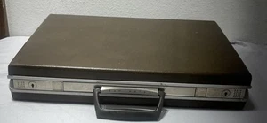 Vintage Samsonite Brown Hard Shell Briefcase NO KEYs See Pics - Picture 1 of 18