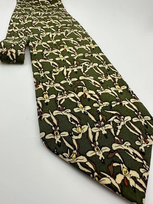 Wile E. Coyote (SUPER GENIUS) 57" Standard Length Silk Tie - Image 1 of 4