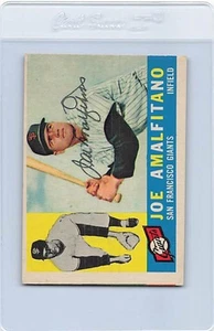 1960 Topps #356 Joe Amalfitano Giants Signed Auto *K8966 - Picture 1 of 2