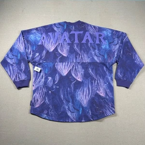Disney Avatar Spirit Jersey Mens M Movie Promo All Over Print Purple - Picture 1 of 9