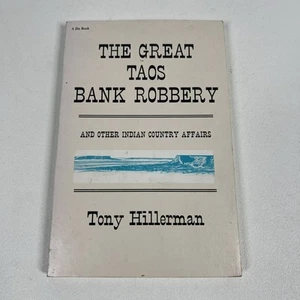 The Great Taos Bank Robbery SIGNED Tony Hillerman Paperback - Bild 1 von 9