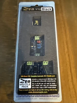 DCC Concepts DCD-ZN218.6S Zen V12 Black - Shuttle Pack NEW - Image 1 of 2