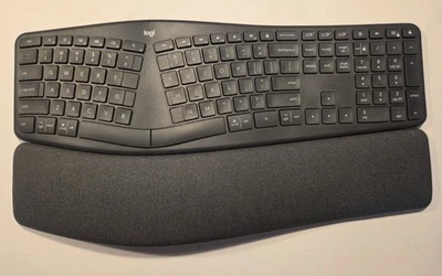 Logitech ERGO K860 Wireless/Bluetooth Keyboard (NO Wireless Dongle, BT Works) - Image 1 of 2